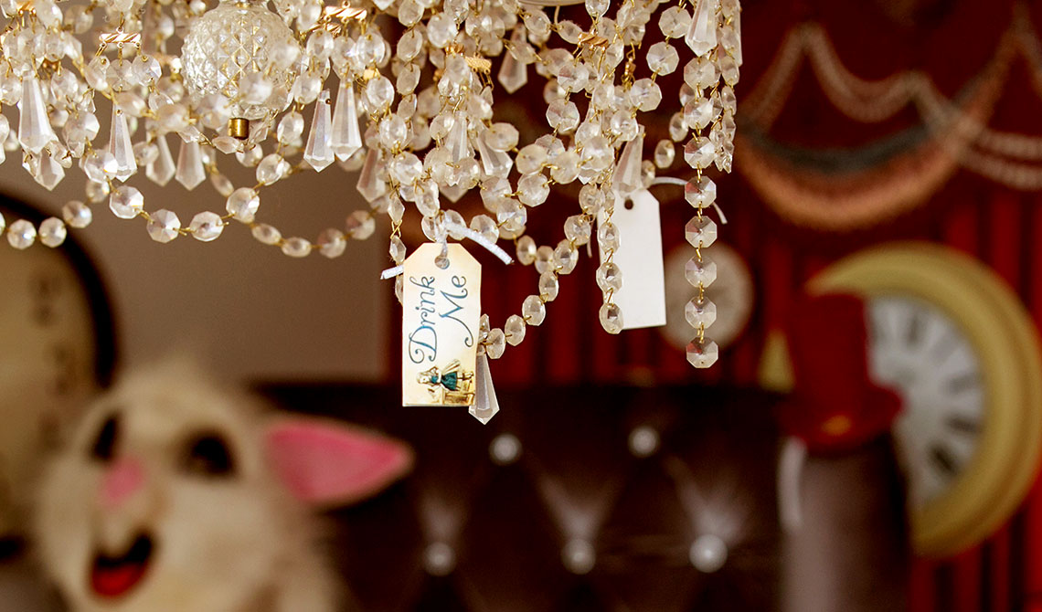 Wonderland House Drink Me Chandelier